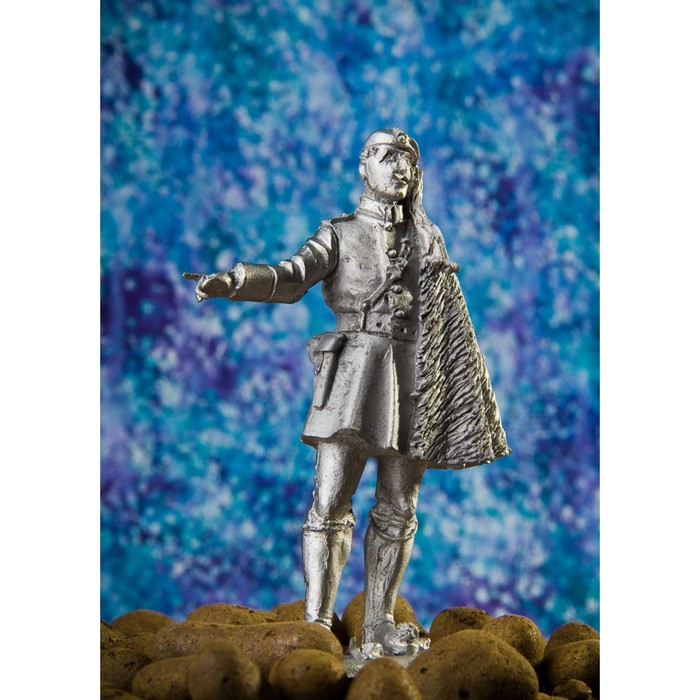 Оловянный солдатик "Греческий офицер в бурке"