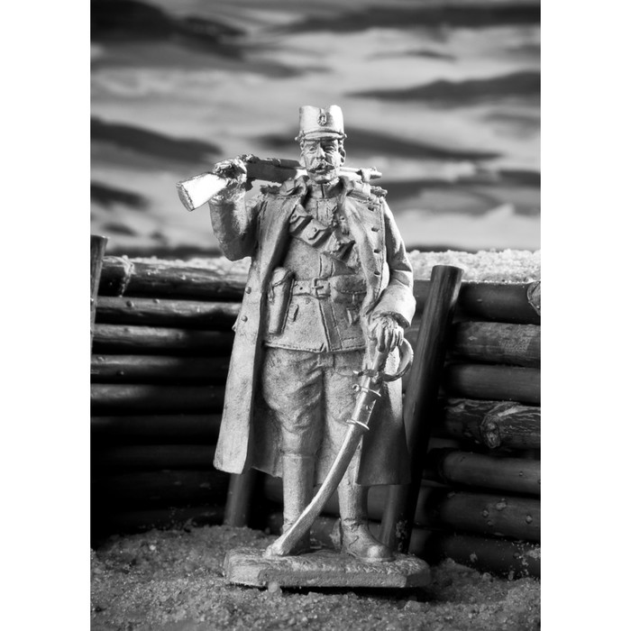 Оловянный солдатик "Серб офицер"