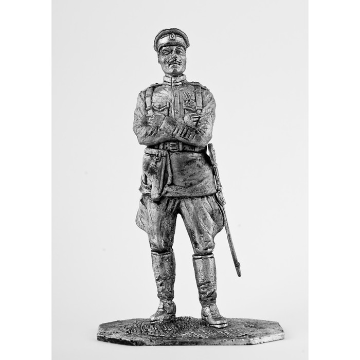 Оловянный солдатик "Офицер полка генерала Маркова"