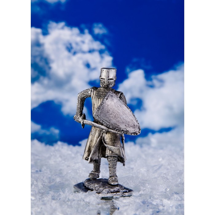 Оловянный солдатик "Светский рыцарь 13 век"