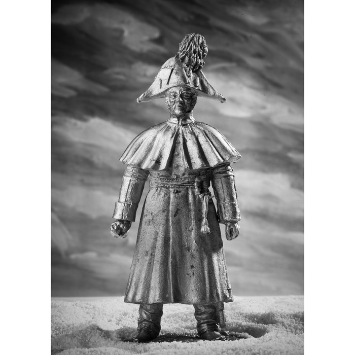 Оловянный солдатик "Офицер пехотных полков, 1812-1813 гг"