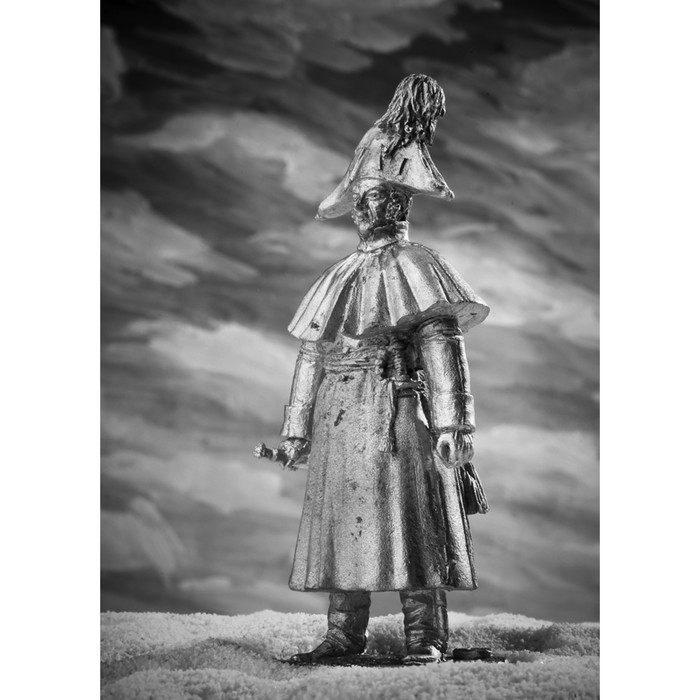 Оловянный солдатик "Офицер пехотных полков, 1812-1813 гг"