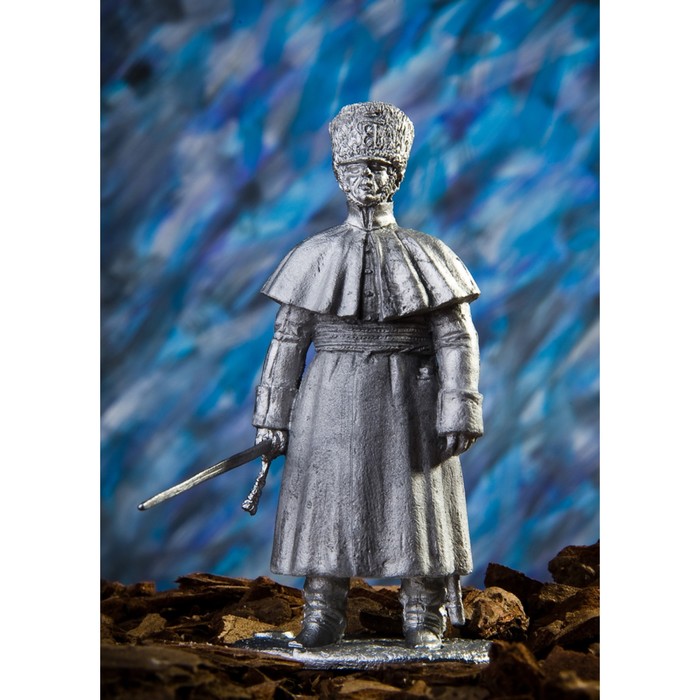 Оловянный солдатик "Офицер батальона великой княгини Екатерины Павловны, 1812-1814 "