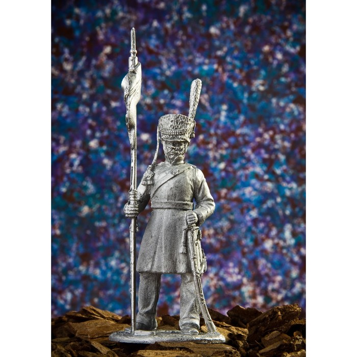 Оловянный солдатик "Казак 2-го Александрийского конного полка Санкт-Петербургского ополчения   32168