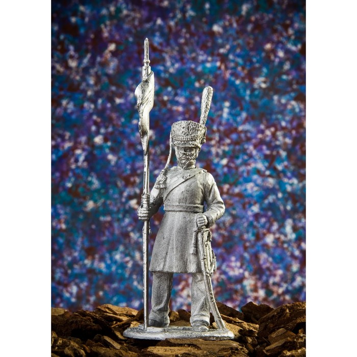 Оловянный солдатик "Казак 2-го Александрийского конного полка Санкт-Петербургского ополчения 32168