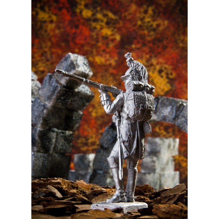 Оловянный солдатик "Рядовой французского драгунского полка армии Наполеона 1812г"