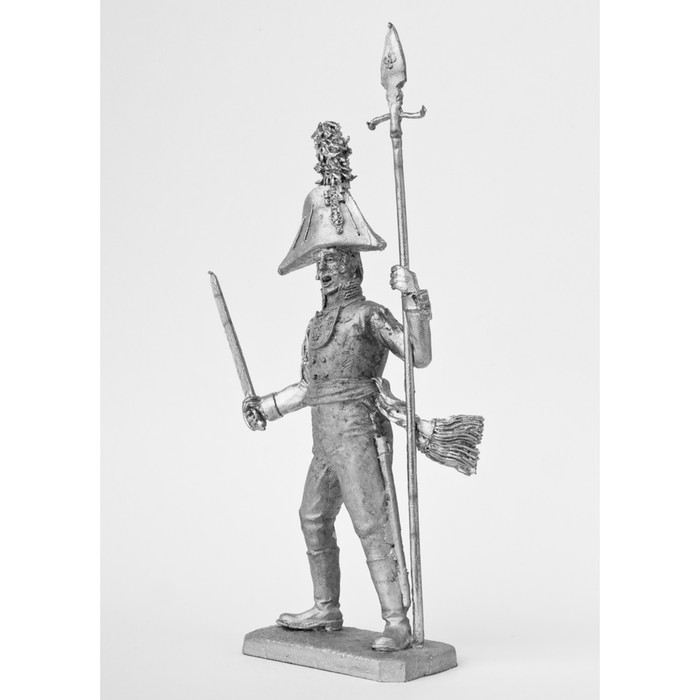 Оловянный солдатик "Обер офицер Преображенского полка"