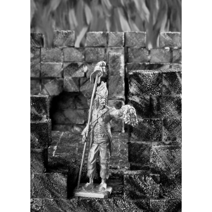 Оловянный солдатик "Рядовой пехотного полка революционной армии 1789-95 год"