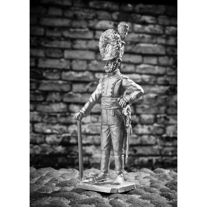 Оловянный солдатик "Офицер вюртенбергского полка"
