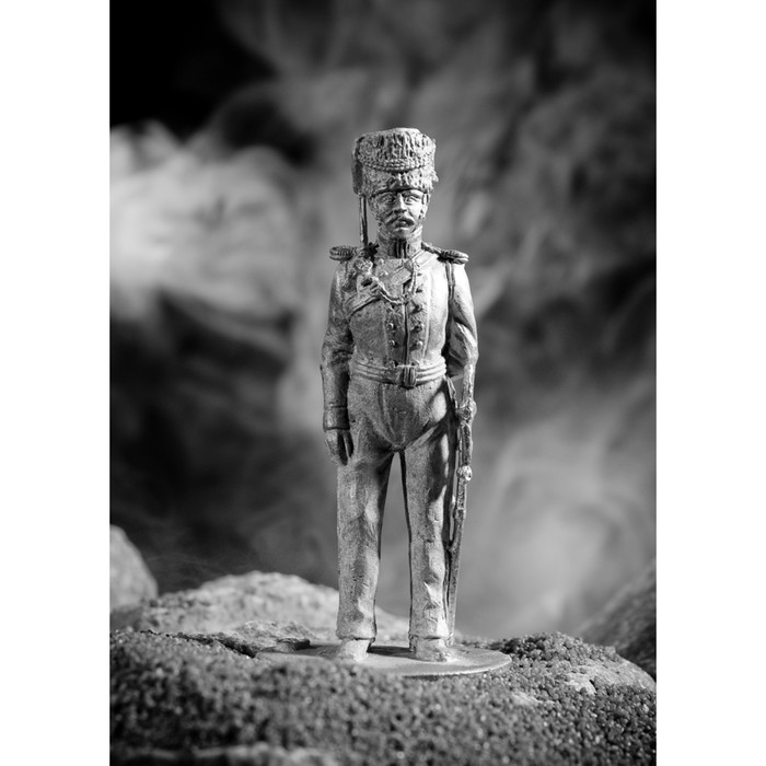 Оловянный солдатик "Обер-офицер эскадрона Скаржинского, 1812-14 гг."