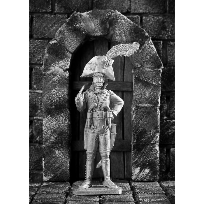 Оловянный солдатик "Капитан горильерос, 1809г."
