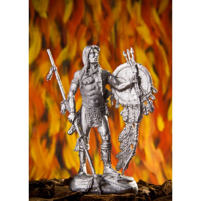 Оловянный солдатик "Вождь каманчей"