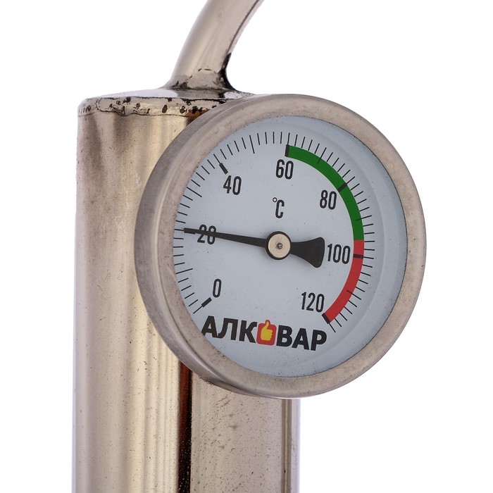 Дистиллятор бытовой 20 л "Алковар КРЕПЫШ", термометр
