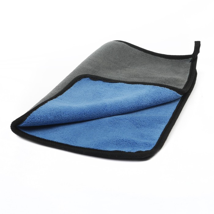 Салфетка из микрофибры для автомобиля, 40х30 см, особоплонтая, микс