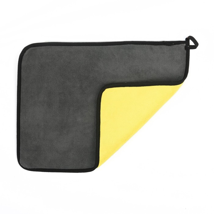 Салфетка из микрофибры для автомобиля, 40х30 см, особоплонтая, микс