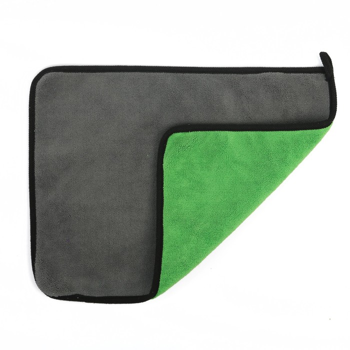 Салфетка из микрофибры для автомобиля, 40х30 см, особоплонтая, микс