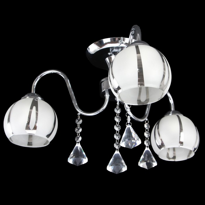 Люстра "Abby" 3хЕ27х40Вт хром