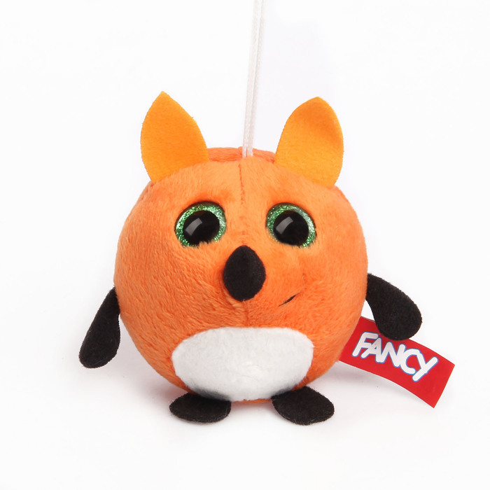 Мягкая игрушка "Глазастик лиса", 10 см