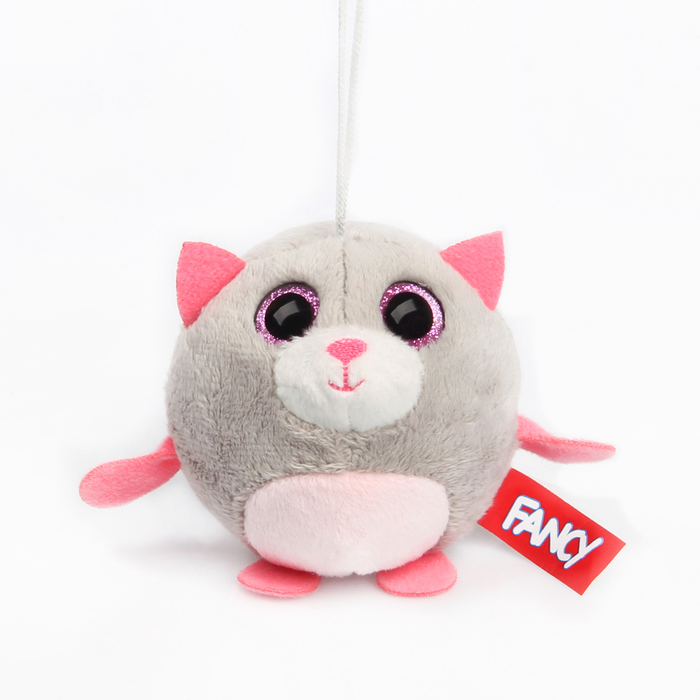 Мягкая игрушка "Глазастик котик", 8 см