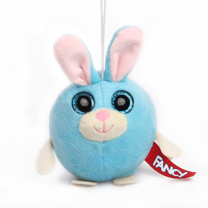 Мягкая игрушка "Глазастик зайка", 10 см