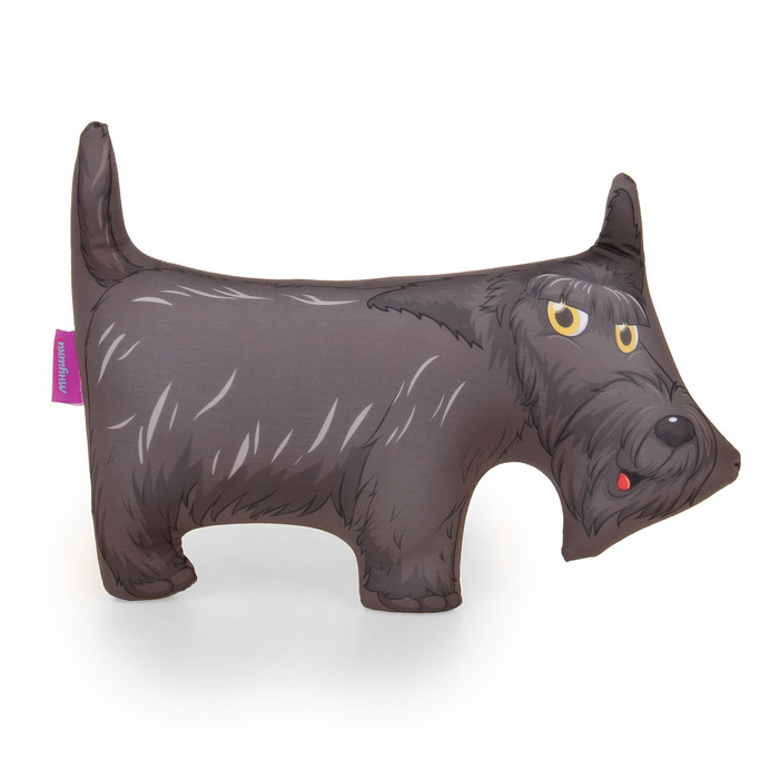 Мягкая игрушка-антистресс «Терьер», цвет чёрный