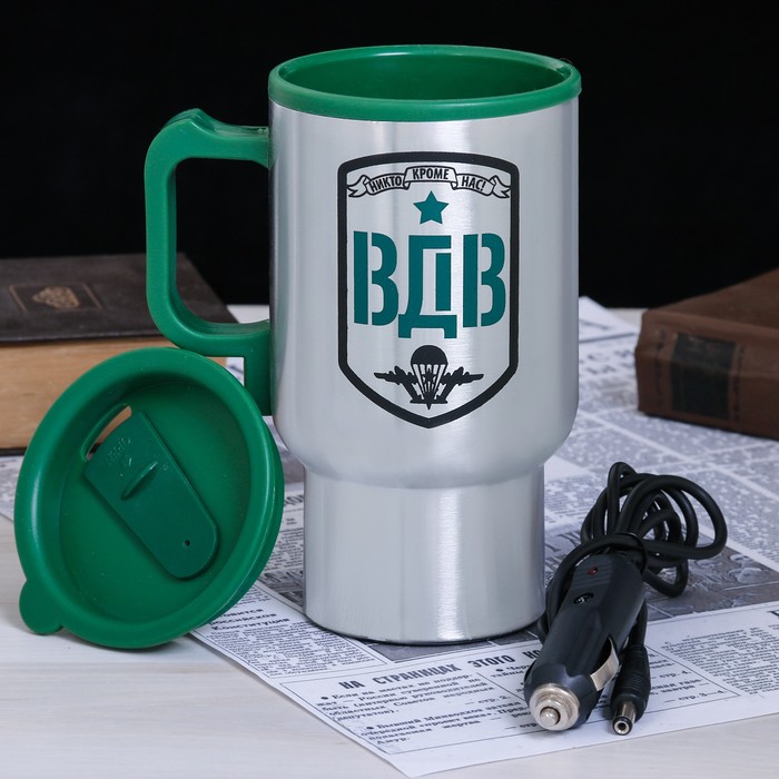 Термокружка в прикуриватель "ВДВ", 450 мл
