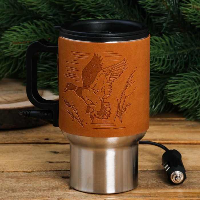 Термокружка в прикуриватель "Утка", 450 мл