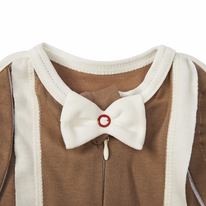 Пеленка-трансформер "Юный Джентльмен" РеК-2/02(ЮД) И (коричневый с молочным)