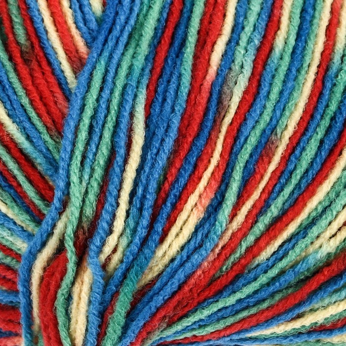 Пряжа "Baby print" 100% акрил, 400м/100гр (4882 радуга)