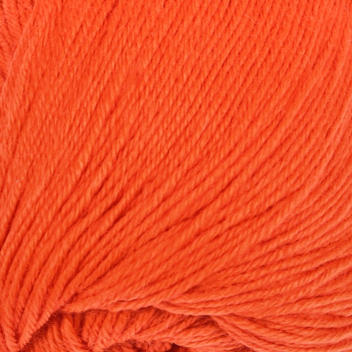 Пряжа "Brilliant" 45% шерсть, 55% акрил 380м/100гр (5104 яр. оранжев.)