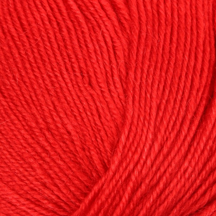 Пряжа "Brilliant" 45% шерсть, 55% акрил 380м/100гр (5107 алый)