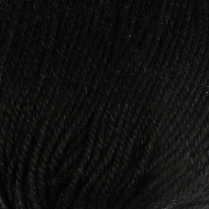 Пряжа "Candy" 100% шерсть 178м/100гр (2513 черный)