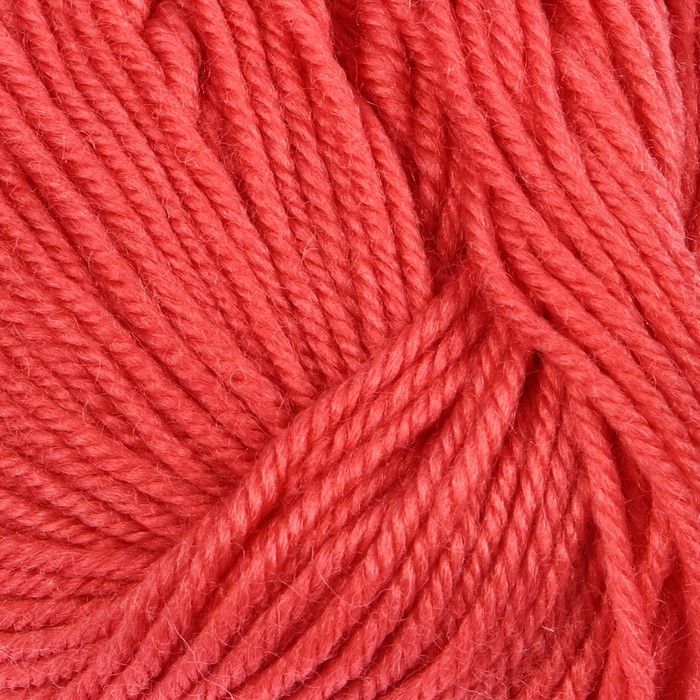 Пряжа "Candy" 100% шерсть 178м/100гр (2520 коралл)