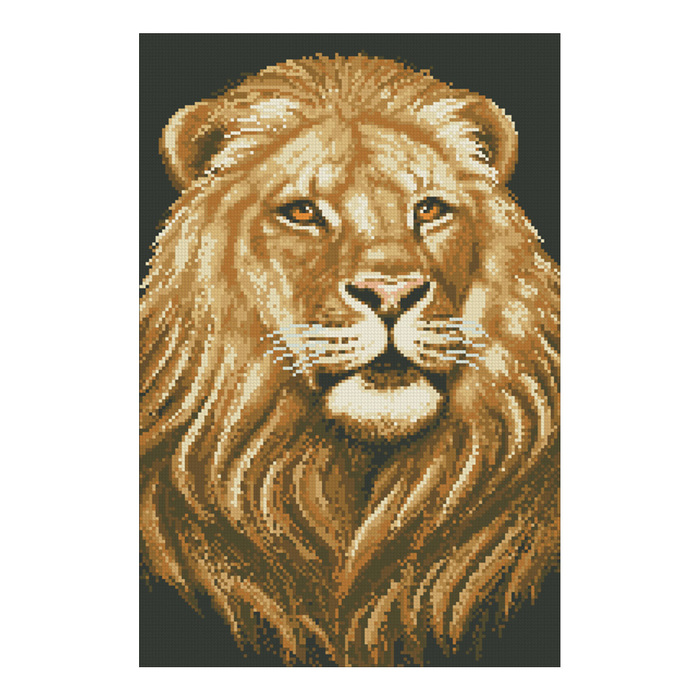 Набор алмазной вышивки "Царь зверей"