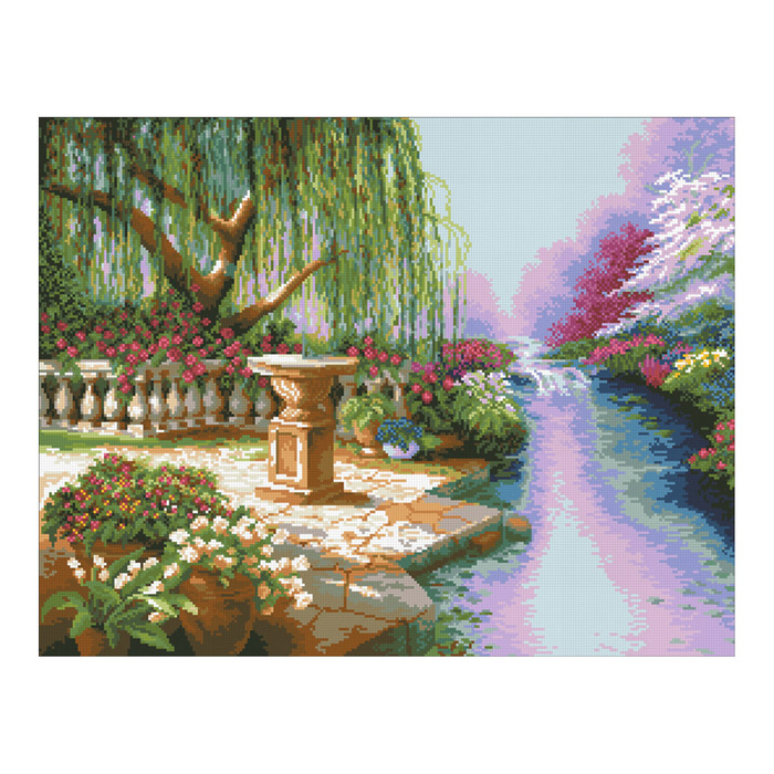 Набор алмазной вышивки "Ивовый сад"