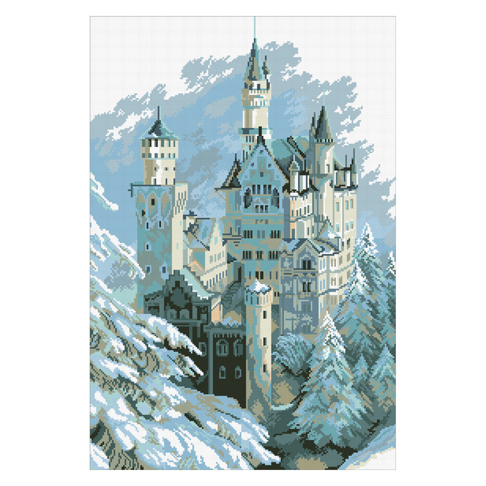 Набор алмазной вышивки "Замок Нойшванштайн"