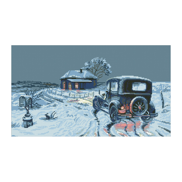 Набор алмазной вышивки "Ночное путешествие"