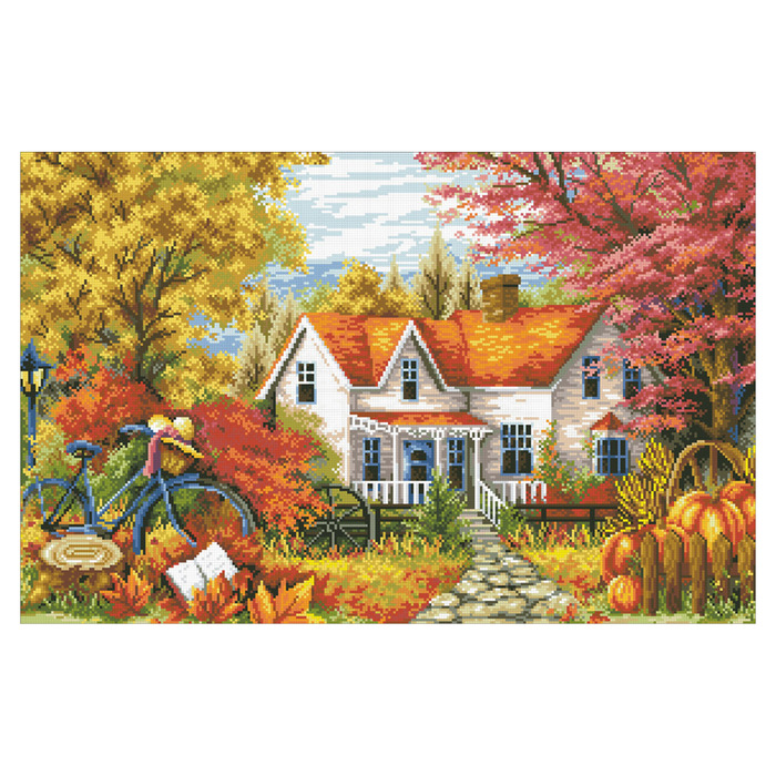 Набор алмазной вышивки "В гостях у осени"