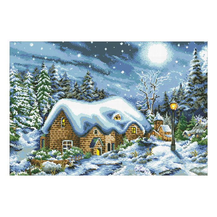 Набор алмазной вышивки "Рождественская ночь"