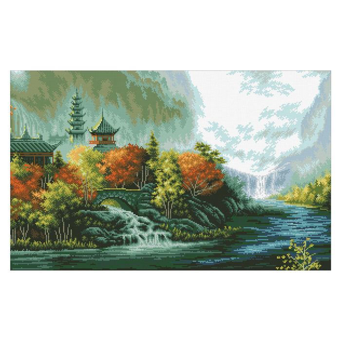 Набор алмазной вышивки "Китайский пейзаж"