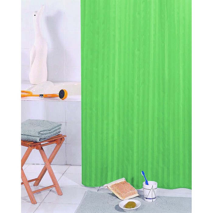 Штора BIG 200х240 см, цвет зеленый