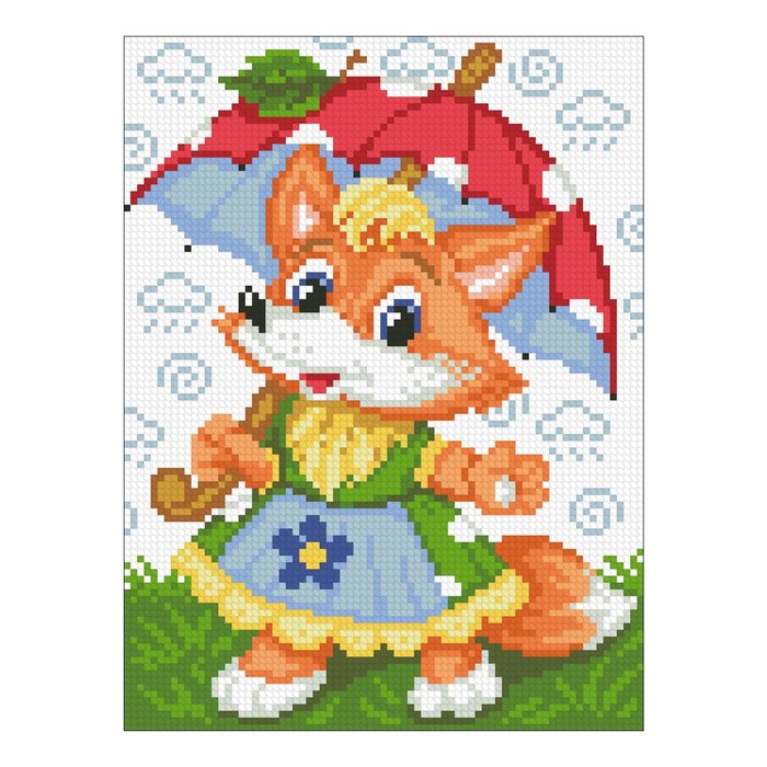 Набор алмазной вышивки "Лисичка"