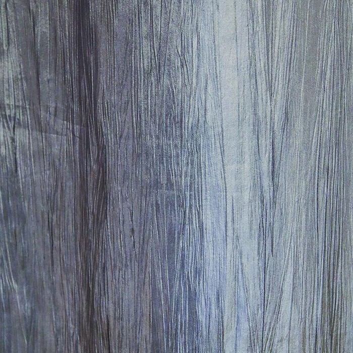 Штора в ванную двухслойная Органза 180х200, цвет серый