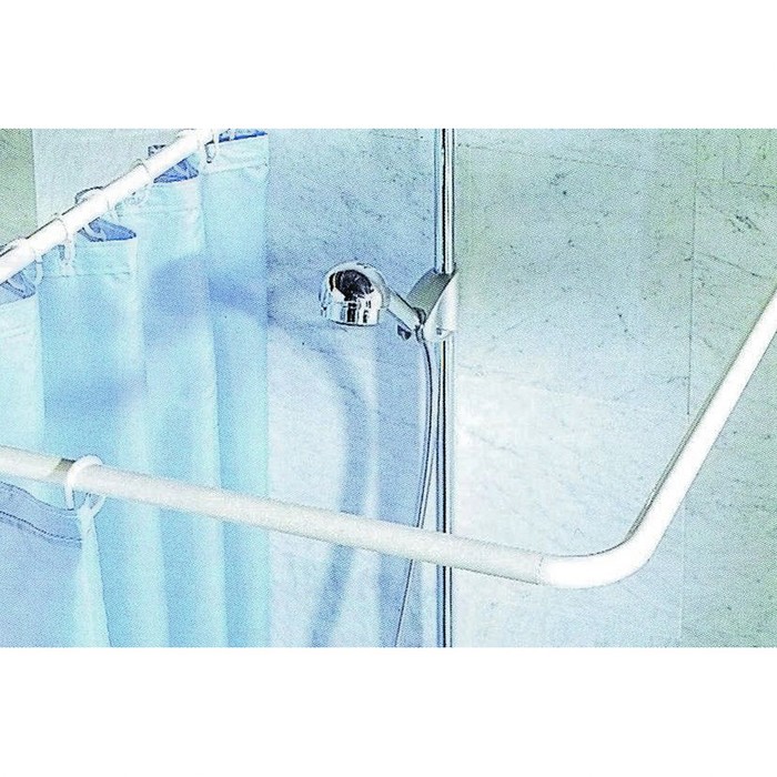 Карниз угловой 80 х 80 см, цвет белый