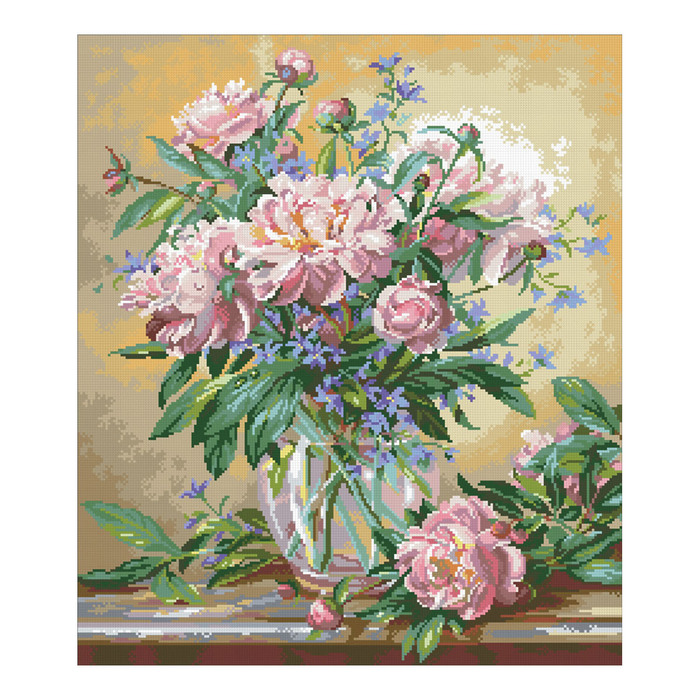Набор алмазной вышивки "Букет пионов"