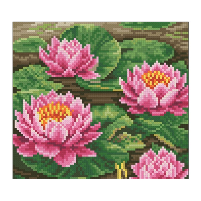 Набор алмазной вышивки "Кувшинки"