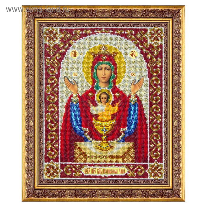 Набор для вышивки бисером «Пресвятая Богородица. Неупиваемая чаша»