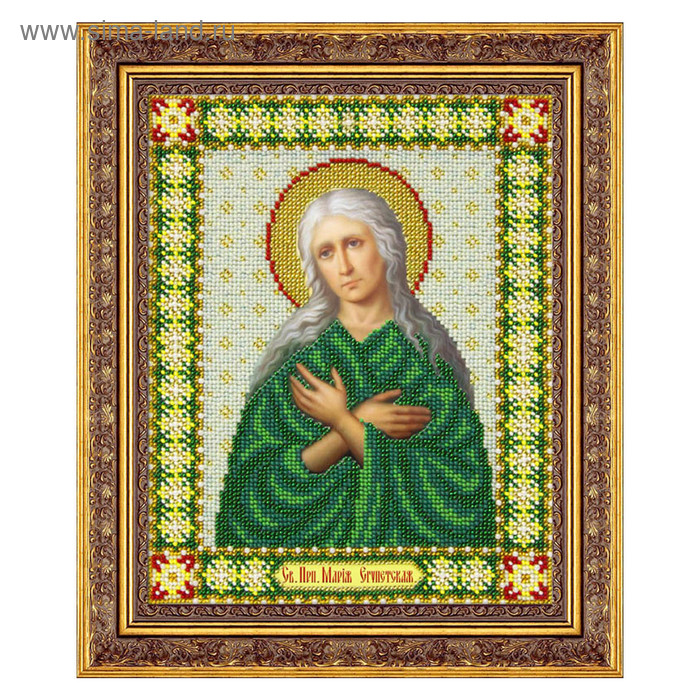Набор для вышивки бисером «Святая Мария Египетская» набор святая валентина 14х19 вышиваем бисером м 23