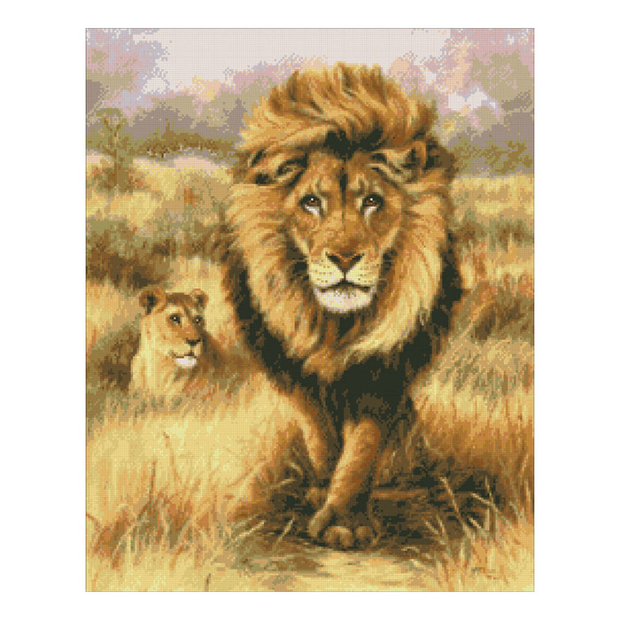 Набор алмазной вышивки "Дикая саванна"