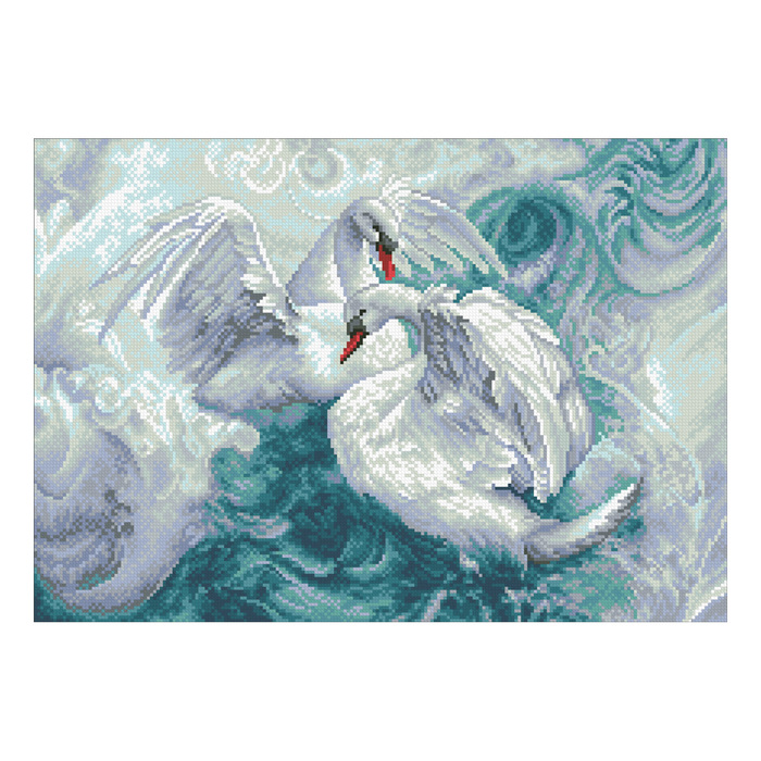 Набор алмазной вышивки "Лебеди"